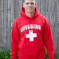 LIFEGUARD Officially Licensed First Quality Pullover Hoodie Sweatshirt Apparel Unisex for Men Women