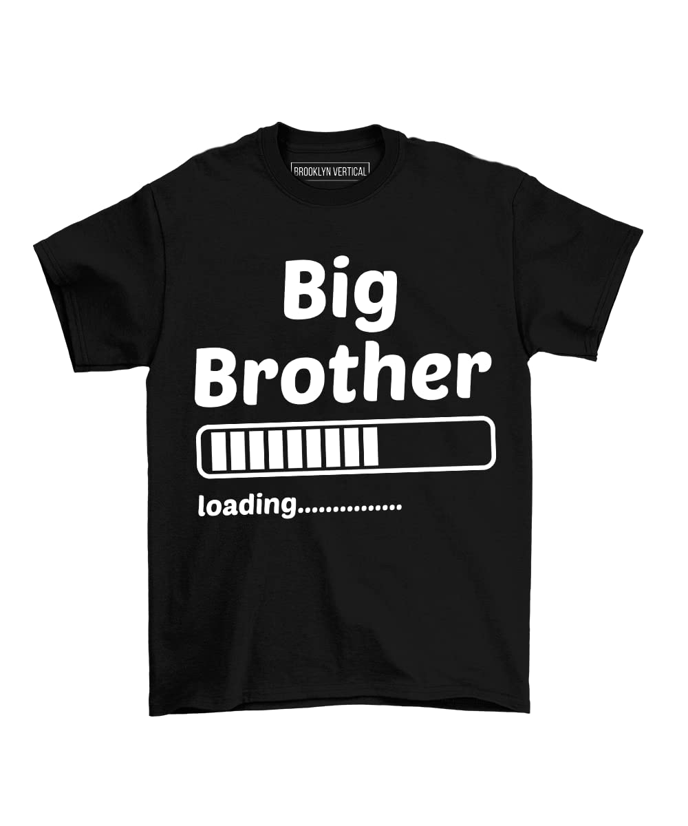 BROOKLYN VERTICAL Big Brother T-Shirt for Big Bro Announcement, Promoted to Big Bro, Everyday Wear| Toddler to Big Boy Sizes