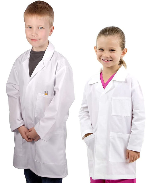 IntelliFun Kids Lab Coat Science Doctor Lab Dress-Up Fun Ages 2-10