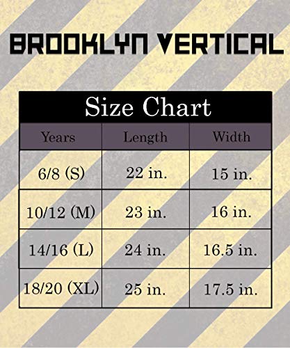 BROOKLYN VERTICAL 2-Pack Boys Short Sleeve Crew Neck T-Shirt with Chest Print | Soft Cotton Graphic Tees Sizes 6-20
