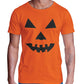 BROOKLYN VERTICAL Adult Halloween Printed T-Shirts Jack O' Lantern Pumpkin Skeleton Fun Costume Designs