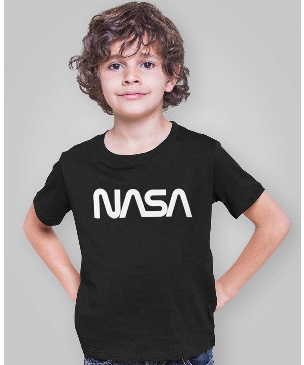4-Pack NASA Print Outer Space Rocket Ship Boys Short Sleeve T-Shirt | Soft Cotton Sizes 6-20