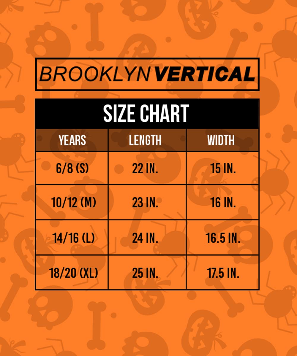 2-Pack Halloween Kids Youth Printed T Shirt Pumpkin Skeleton Bones Ages 6-20