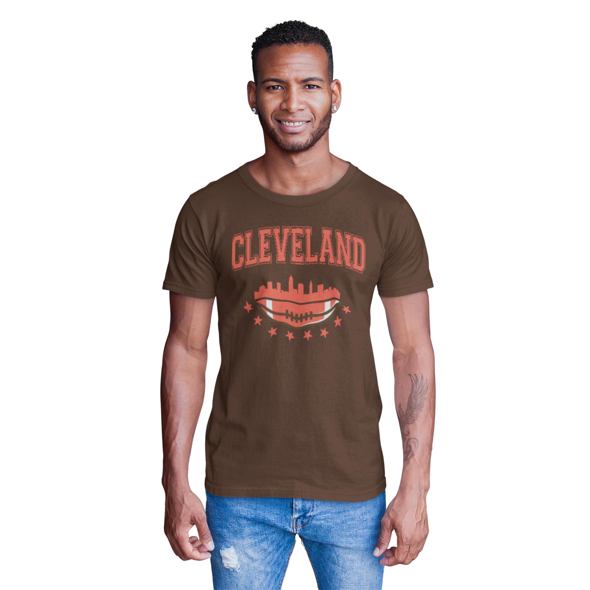 Brooklyn Vertical 2-Pack Mens Basketball Short Sleeve T-Shirt with Chest Print| Miami, Denver, Boston, Los Angeles La