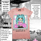 Girls 2-Pack Anime Japanese Art Print Super Soft Short Sleeve T-Shirts Cute Design| Sizes 7-16
