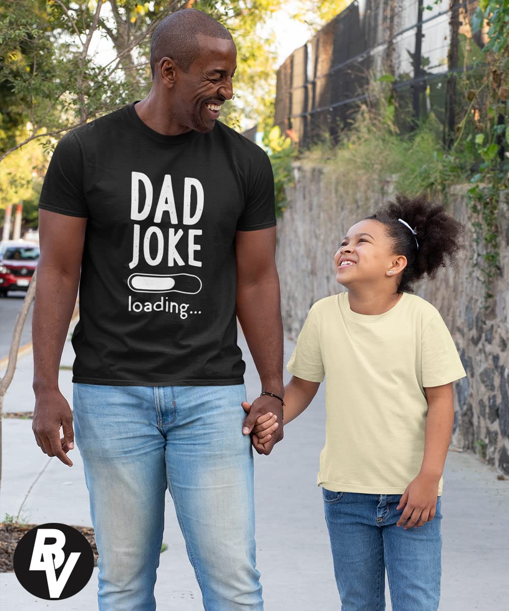 BROOKLYN VERTICAL Dad Joke Loading| Funny Sarcastic Dad Joke Father's Day Adult Humor Short Sleeve T-Shirt