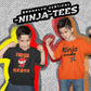 4-Pack Boys Ninja Short Sleeve Crew Neck T-Shirt with Chest Print | Soft Cotton Sizes 6-20