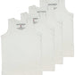 BROOKLYN VERTICAL Boys 4 Pack Undershirt Tank Top - Tagless Cotton Super Soft