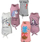 MISS POPULAR 5-Pack Girls Sleeveless Tank Tops with Tie Front Cute Designs Summer Heat Friendly |Sizes 4-16