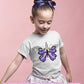 MISS POPULAR Girls 3-Pack Super Soft Short Sleeve T-Shirts Unicorn Butterfly Glitter Print Cute Design| Sizes 7-16
