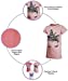 MISS POPULAR Girls 3-Pack Super Soft Short Sleeve T-Shirts Unicorn Butterfly Glitter Print Cute Design| Sizes 7-16