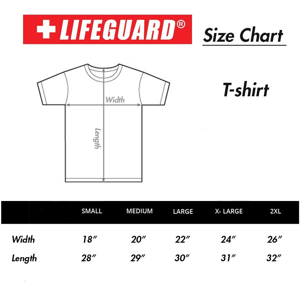 LIFEGUARD Officially Licensed 2-Pack Short Sleeve Crew Neck T-Shirt for Men Women Unisex Tee