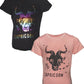 Girls 2-Pack Horoscope Zodiac Sign Astrology Super Soft Short Sleeve T-Shirts