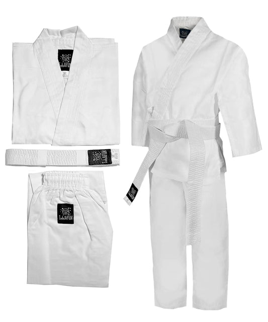 IntelliFun Karate Uniform with Belt for Kids Durable Student Karate Gi Martial Arts Uniform