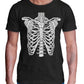 BROOKLYN VERTICAL Adult Halloween Printed T-Shirts Jack O' Lantern Pumpkin Skeleton Fun Costume Designs