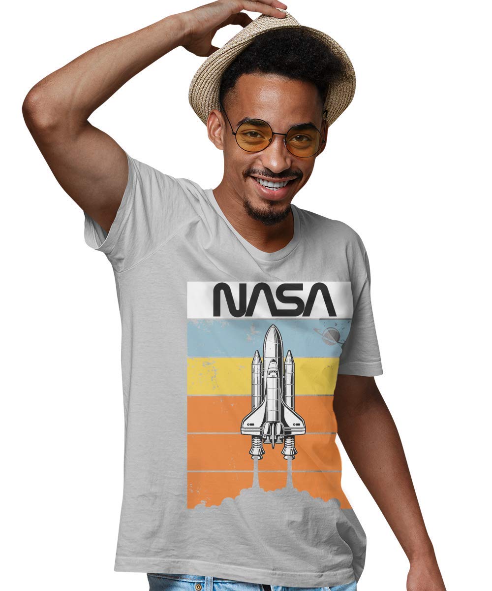 4 Pack NASA Print Outer Space Rocket Ship Boys Short Sleeve T