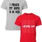 2-Pack Mens Video Gamer Gaming Short Sleeve Crew Neck T-Shirt| Soft Cotton Graphic Tees Sizes S-XL