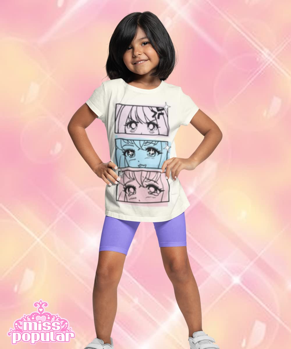 Kawaii Soft Girl Estilo Japanese Cartoon Print T-shirt - Loja de