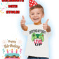 Birthday Boy Short Sleeve T-Shirt Video Gamer Level UP |Sizes S-XL