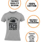 BROOKLYN VERTICAL I'm Into Fitness Fit'ness Taco in My Mouth| Funny Sarcastic Gym Adult Humor Short Sleeve T-Shirt