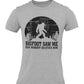 BROOKLYN VERTICAL Bigfoot Saw Me But Nobody Believes Him |Funny Sarcastic Adult Humor Short Sleeve Crew Neck Graphic T-Shirt