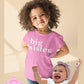 MISS POPULAR Big Sister T-Shirts for Big Sis Announcement, Promoted to Big Sis, Everyday Wear| Toddler to Big Girl Sizes