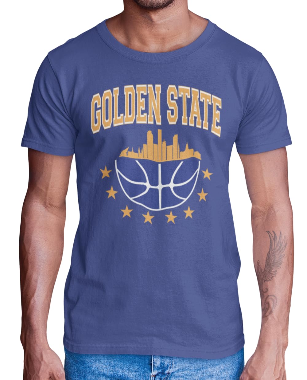 BROOKLYN VERTICAL Basketball Sports Fan Short Sleeve T-Shirt | Brooklyn, Denver, Boston, Golden State, Chicago