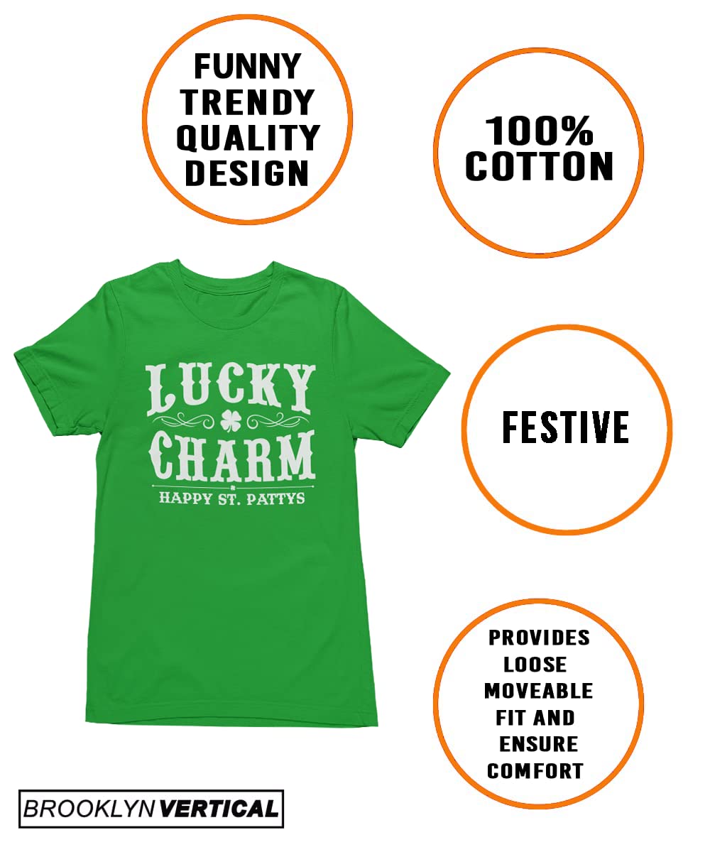 BROOKLYN VERTICAL St Patrick's Day Clover Lucky Charm Shenanigans Funn –