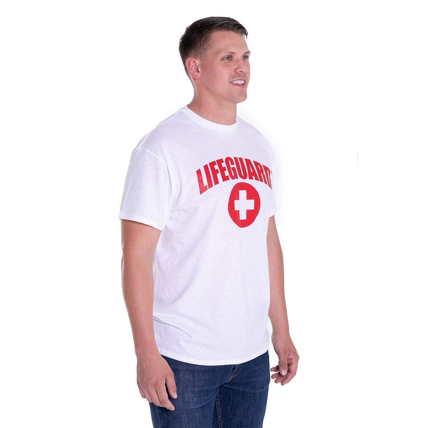 LIFEGUARD Officially Licensed 2-Pack Short Sleeve Crew Neck T-Shirt for Men Women Unisex Tee