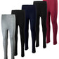 MISS POPULAR 5-Pack Girls Leggings Sizes 4-16 Soft Comfortable Cotton Spandex with Elastic Waistband Many Colors