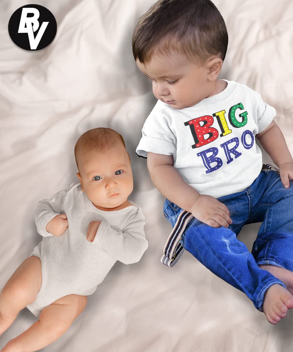 BROOKLYN VERTICAL 2Pack Big Brother T Shirt Big Bro Announcement Promoted to Big Bro Everyday Wear Toddler to Big Sizes