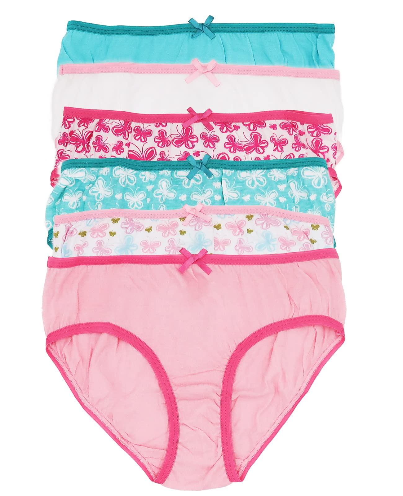 Girls Pants Briefs - Pack Of 6