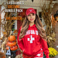 LIFEGUARD Officially Licensed Women Ladies Halloween Costume Bundle Pack Hat Shorts Hoodie Fanny Pack