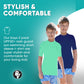 BROOKLYN VERTICAL Boys 2-Pack UPF50+ Rash Guard Sun Swimming Short Sleeve Tee for Pool Beach Summer