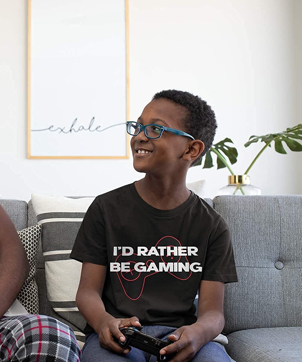 Boys Gaming T-Shirt Printed Crew Neck Short Sleeve | Sizes 6-20