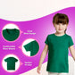 MISS POPULAR Girls' 8-Pack Super Soft Polycotton Short Sleeve Crew Neck T Shirts, Assorted Color Solid Tees
