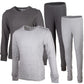 Girls 4-Piece Thermals Set | Long Sleeve Shirt and Pants Ages 1-16