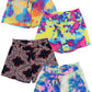 Girls 4Pack Super Soft Paperbag Shorts with Pockets Summer Cute Designs |Sizes 7-16